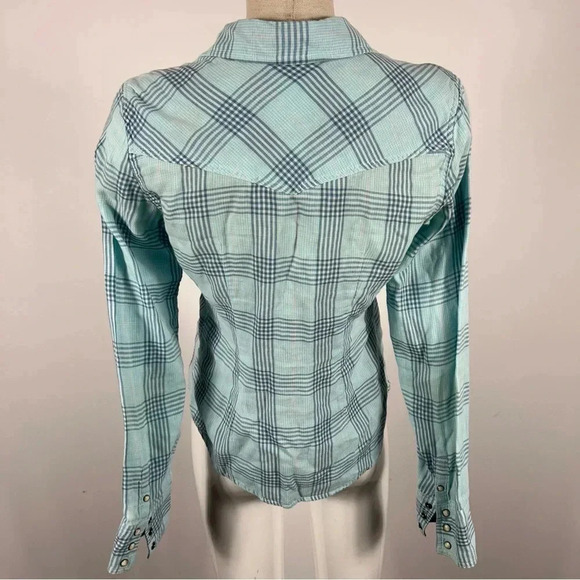 ❤️ American Eagle Outfitters 🦅 flannel eagle shirt 4 - Picture 5 of 11